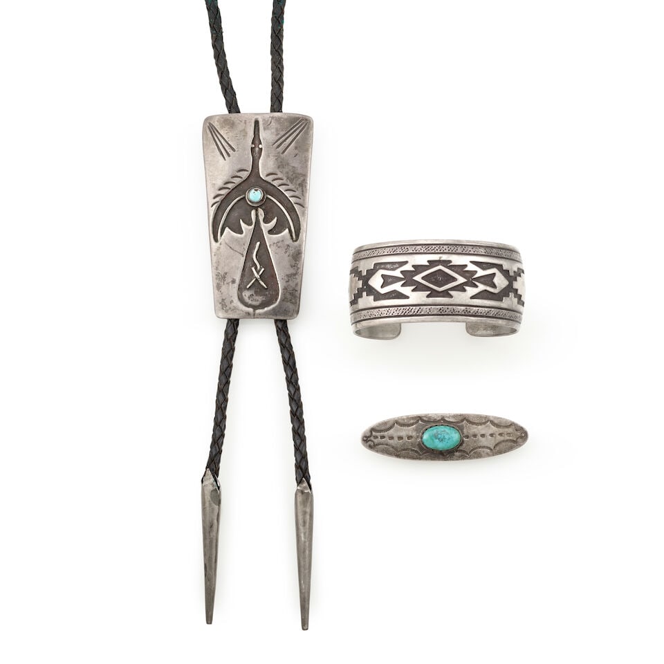 A group of Southwest silver jewelry (1 of 1)