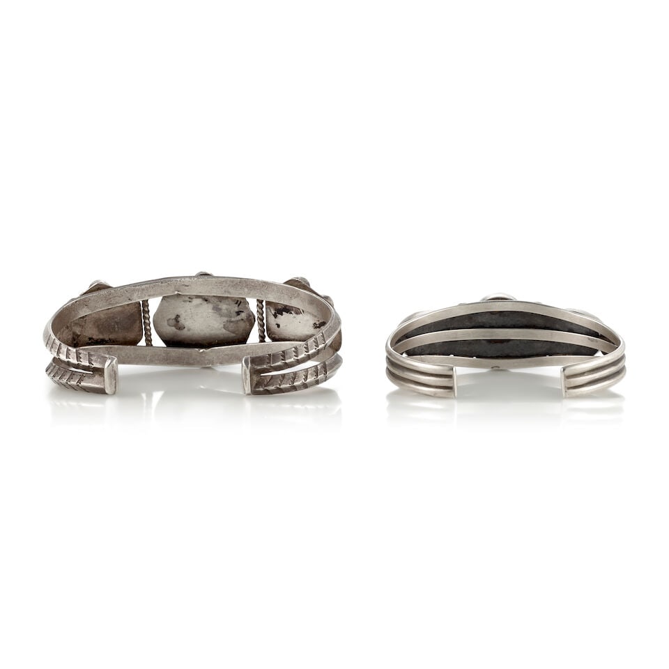 Two Diné (Navajo) cuff bracelets - 2
