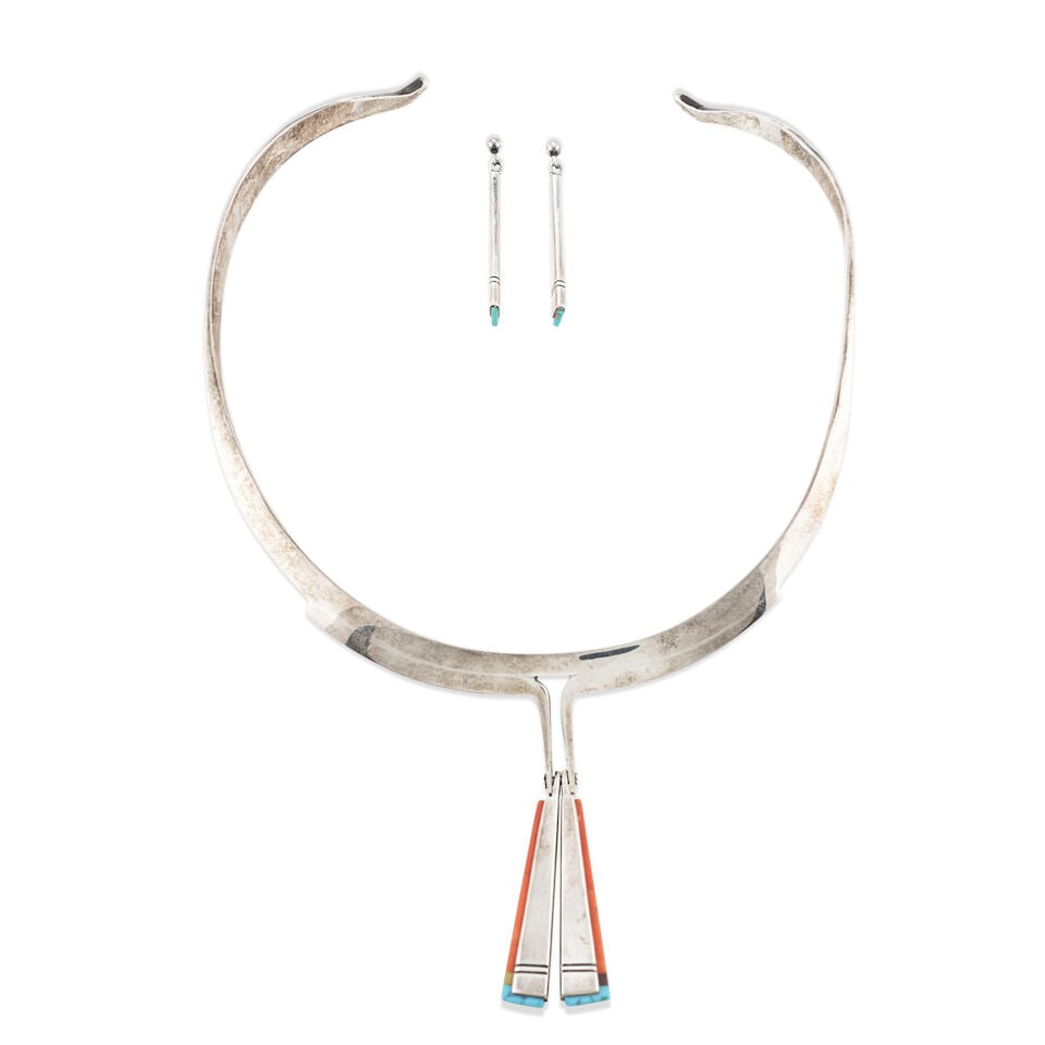 A Richard Chavez silver and multi-stone jewelry suite (1 of 1)