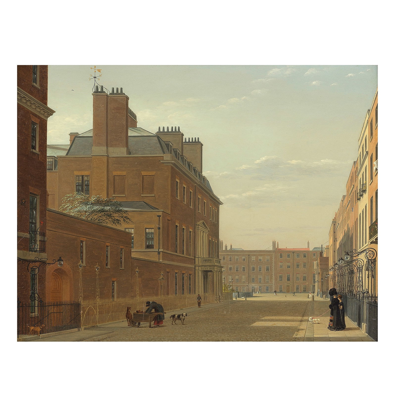 John Seguier (British, 1785-1856) A Georgian square: John Seguier (British, 1785-1856) A Georgian square signed and dated 'SEGUIER. 1819' (lower left), with wax seal (on the reverse) oil on panel 35.5 x 38cm (13 15/16 x 14 15/16in). Footnotes: