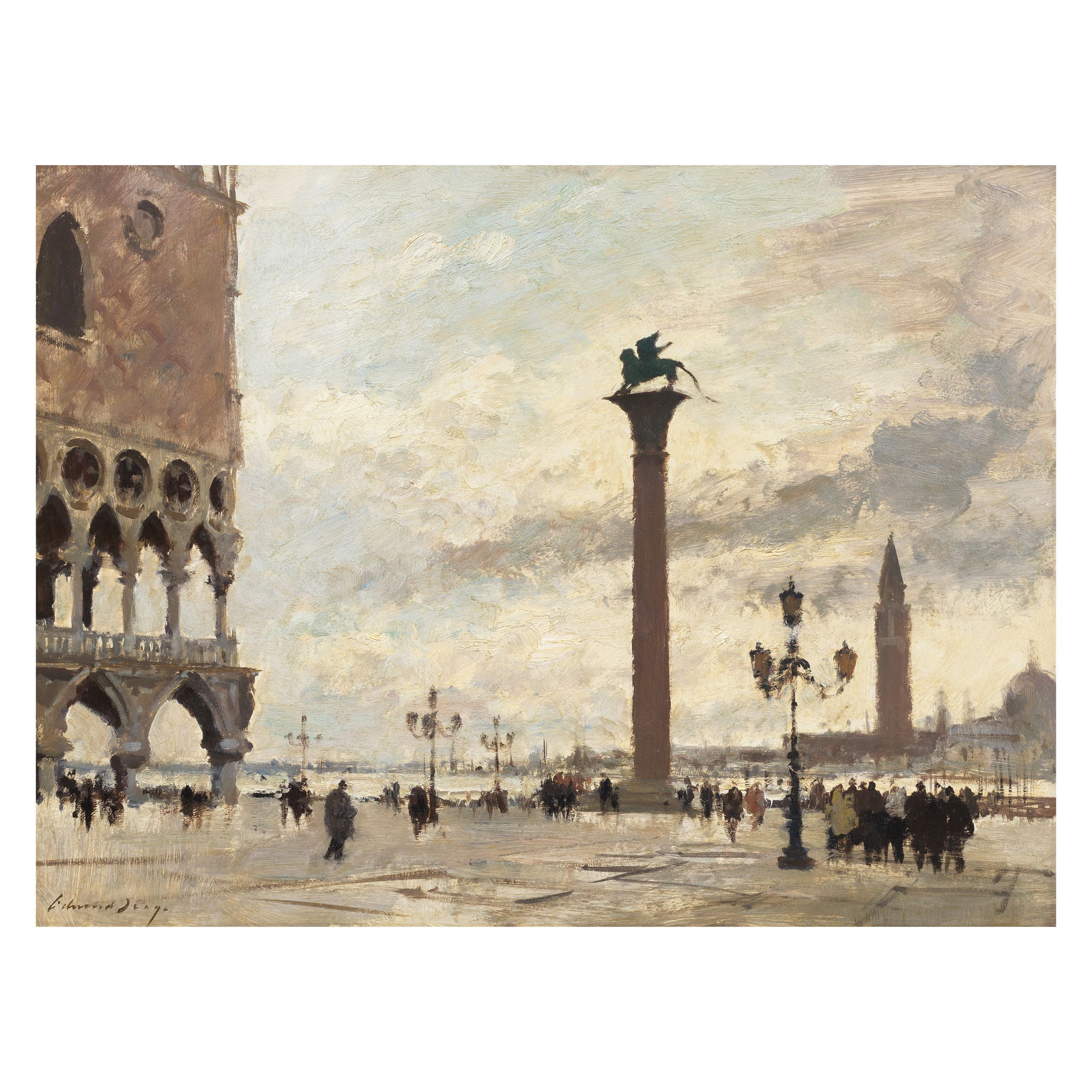 Edward Seago, RWS, RBA (British, 1910-1974) The Lion of St. Mark - Venice (1 of 1)
