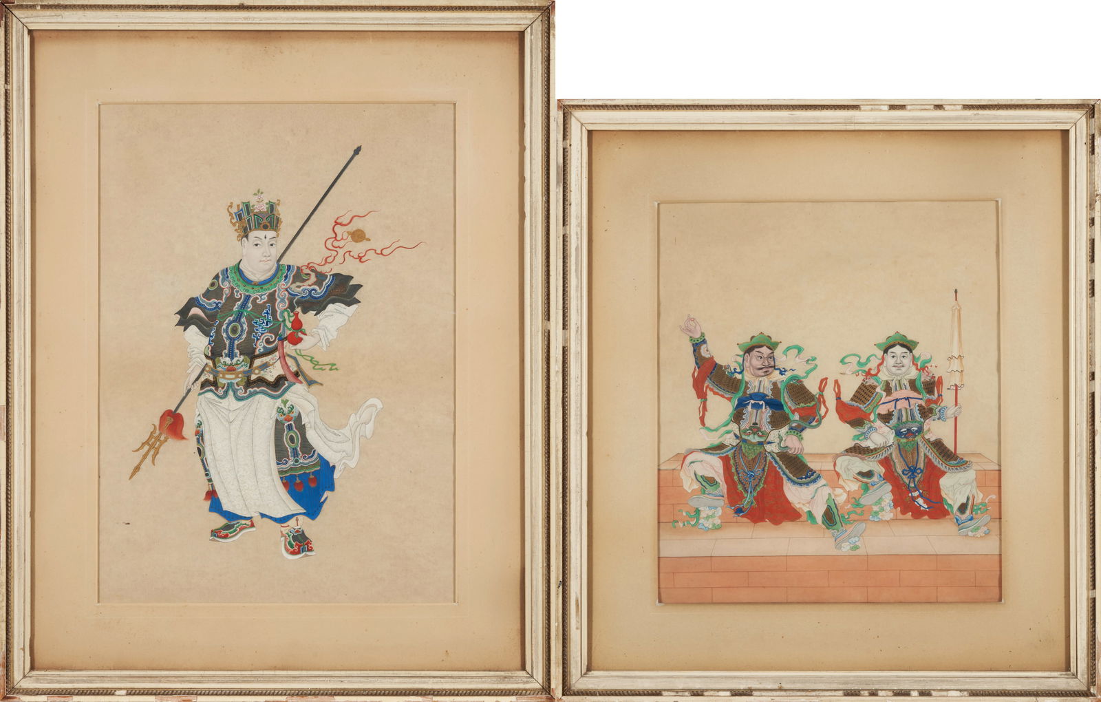 TWO EXPORT PAINTINGS DEPICTING DEITIES Anonymous, Guangdong school, circa 1796 (2) (1 of 1)
