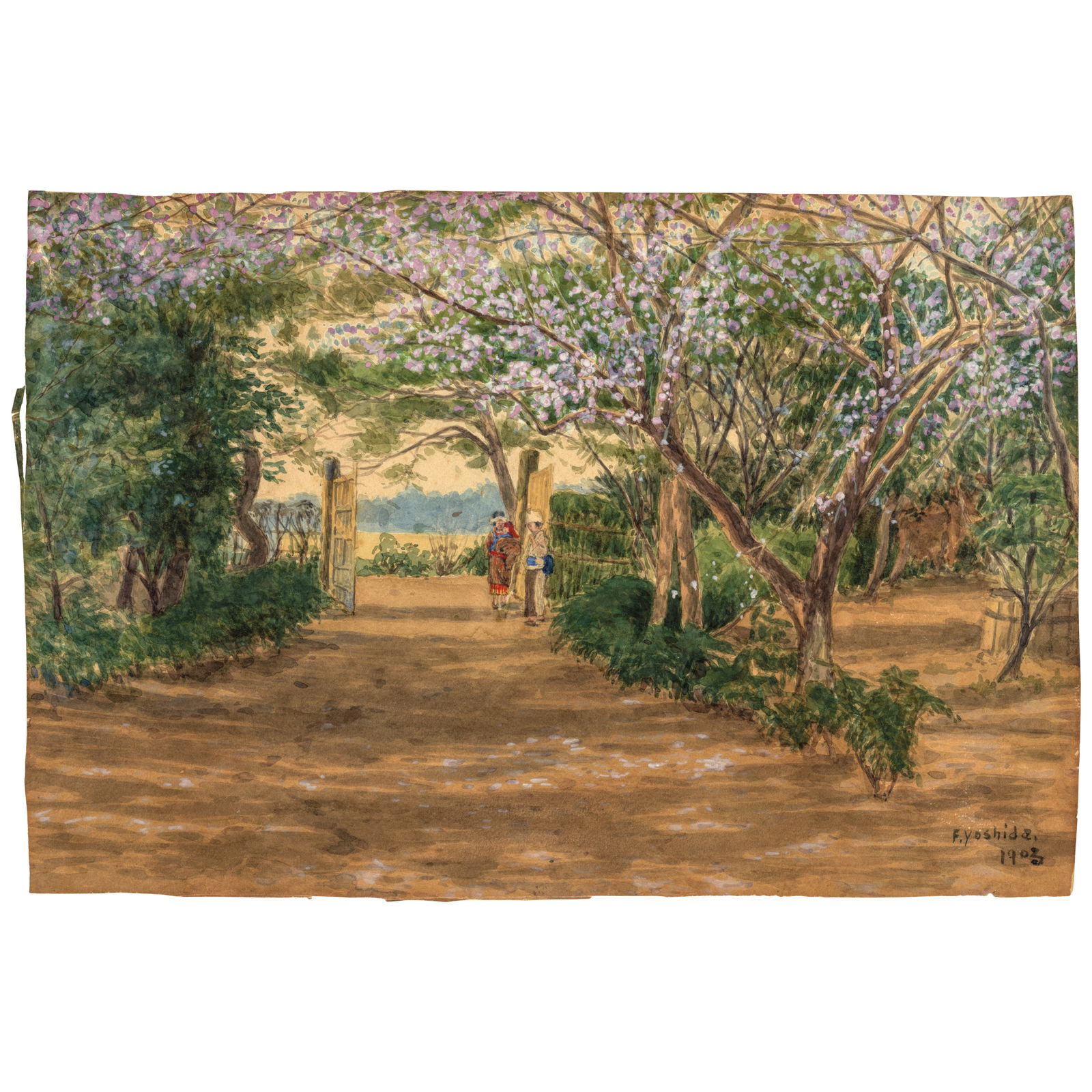 YOSHIDA FUJIO (1887-1987) Spring Blossoms Meiji era (1868-1912), 1903 (1 of 1)