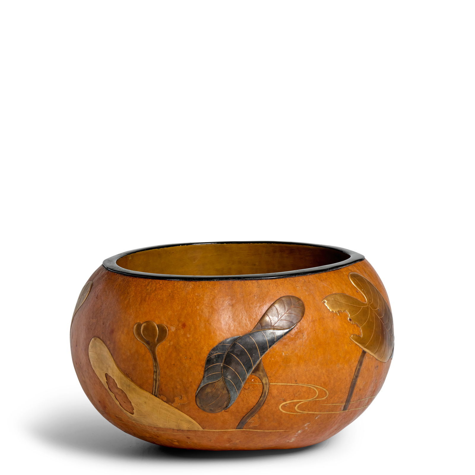 A LACQUERED GOURD BRAZIER Showa era (1926-1989), mid/late 20th century (1 of 1)