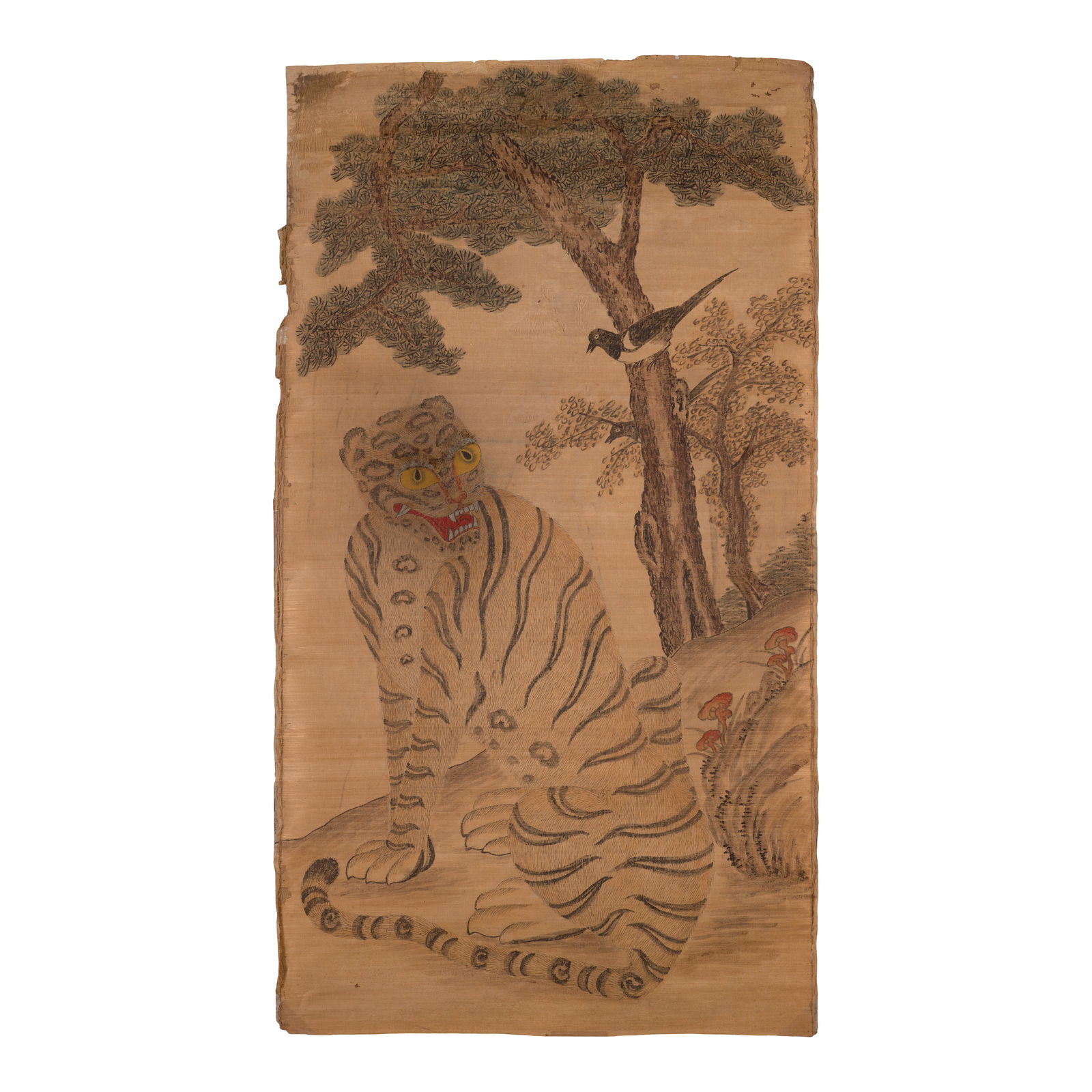 ANONYMOUS Tiger and Mynah Birds Joseon dynasty (1392-1897), 19th century (1 of 1)