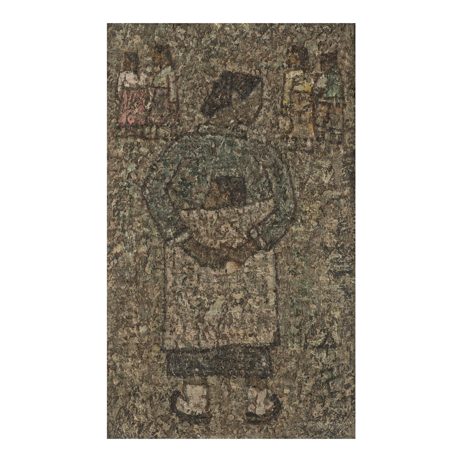 PARK SOO-KEUN (1914-1965) Five Women Republic period (1897-present), 1962: PARK SOO-KEUN (1914-1965) Five Women Republic period (1897-present), 1962 Oil and mixed media on board, signed in hangul in the lower right Soo-keun, and on the verso Park Soo Keun in Roman script and