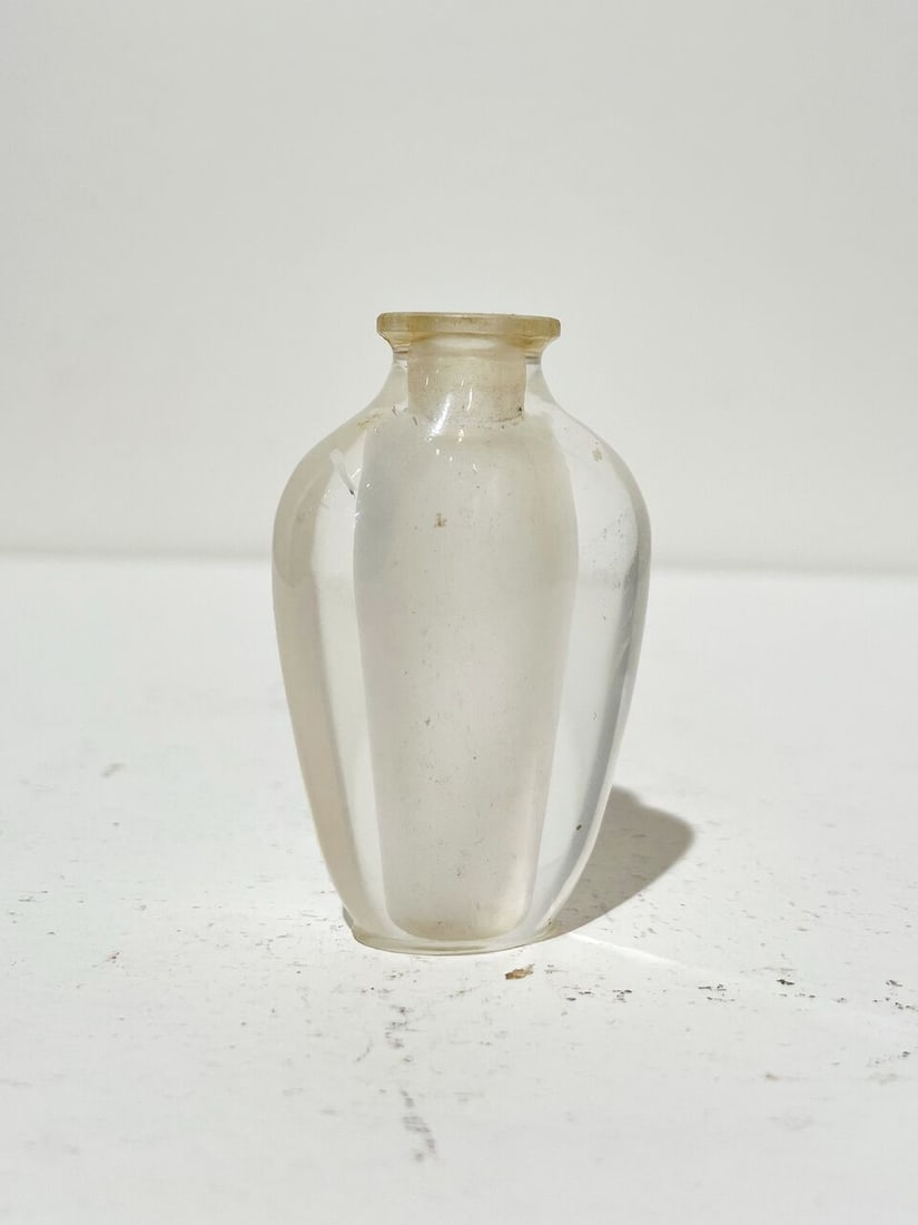 TWO ROCK CRYSTAL SNUFF BOTTLES 19th century (2) - 3