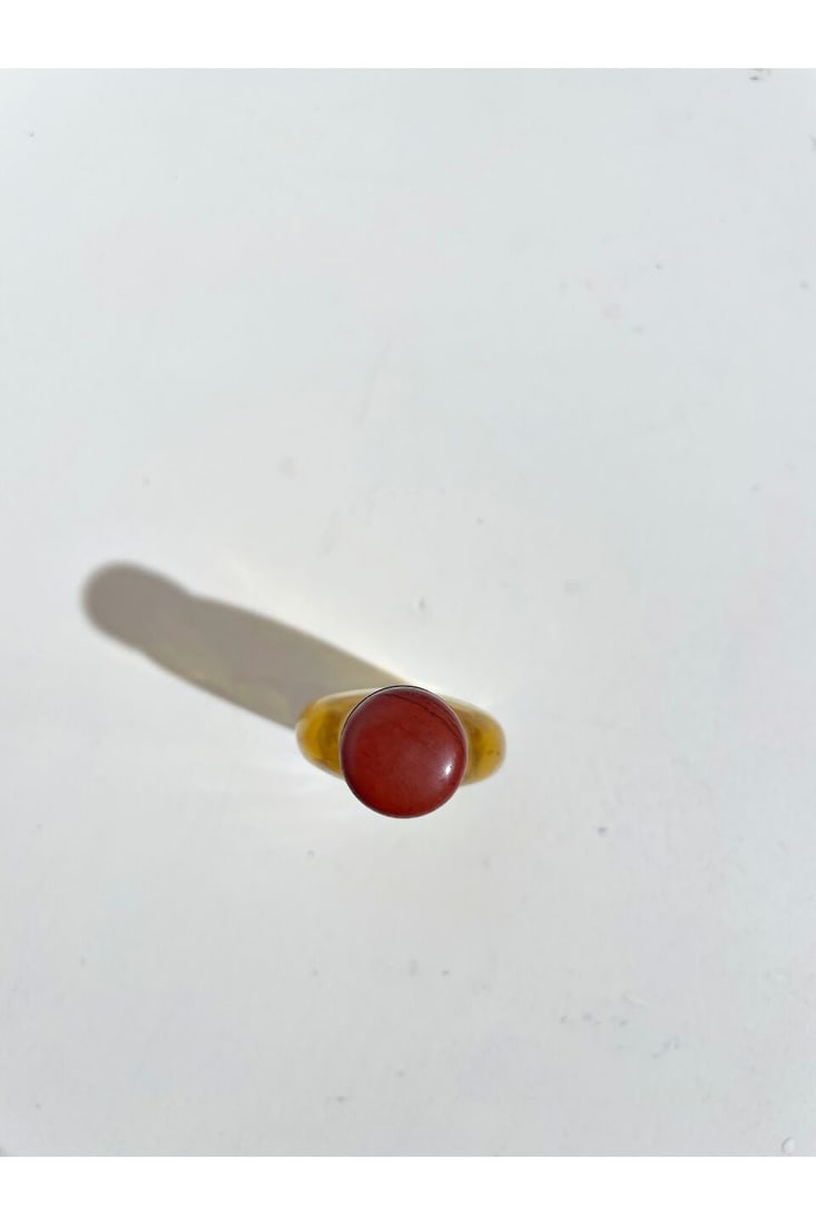 A YELLOW GLASS AND A ROCK CRYSTAL SNUFF BOTTLES 18th/19th century (2) - 7