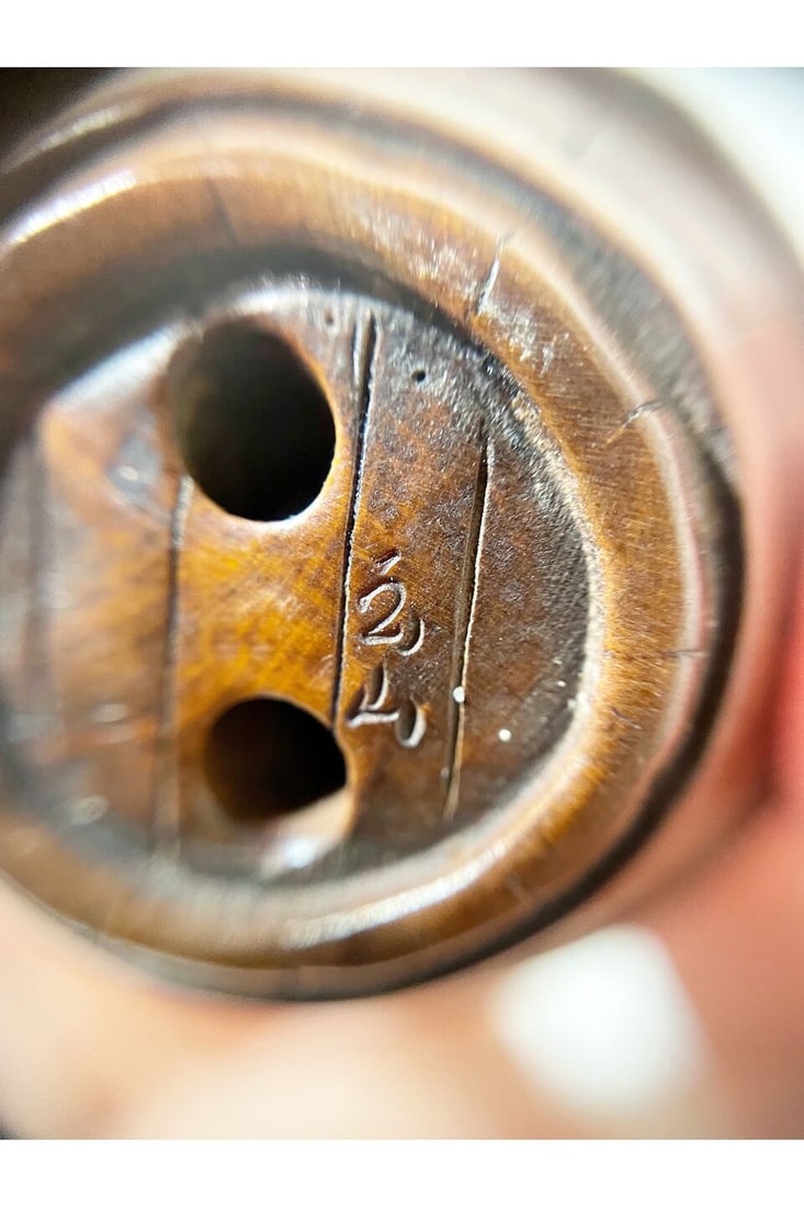 TWO WOOD NETSUKE OF TOADS AND FROGS Signed Tamayama [玉山] and Tamaishi [玉... - 2