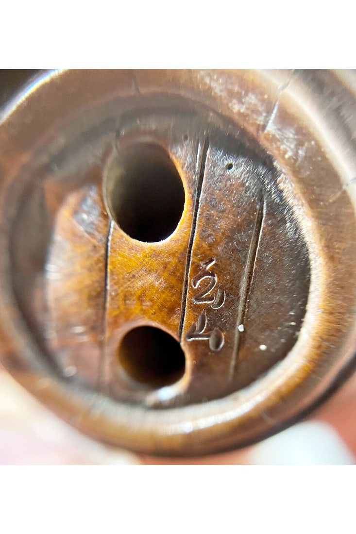 TWO WOOD NETSUKE OF TOADS AND FROGS Signed Tamayama [玉山] and Tamaishi [玉... - 3