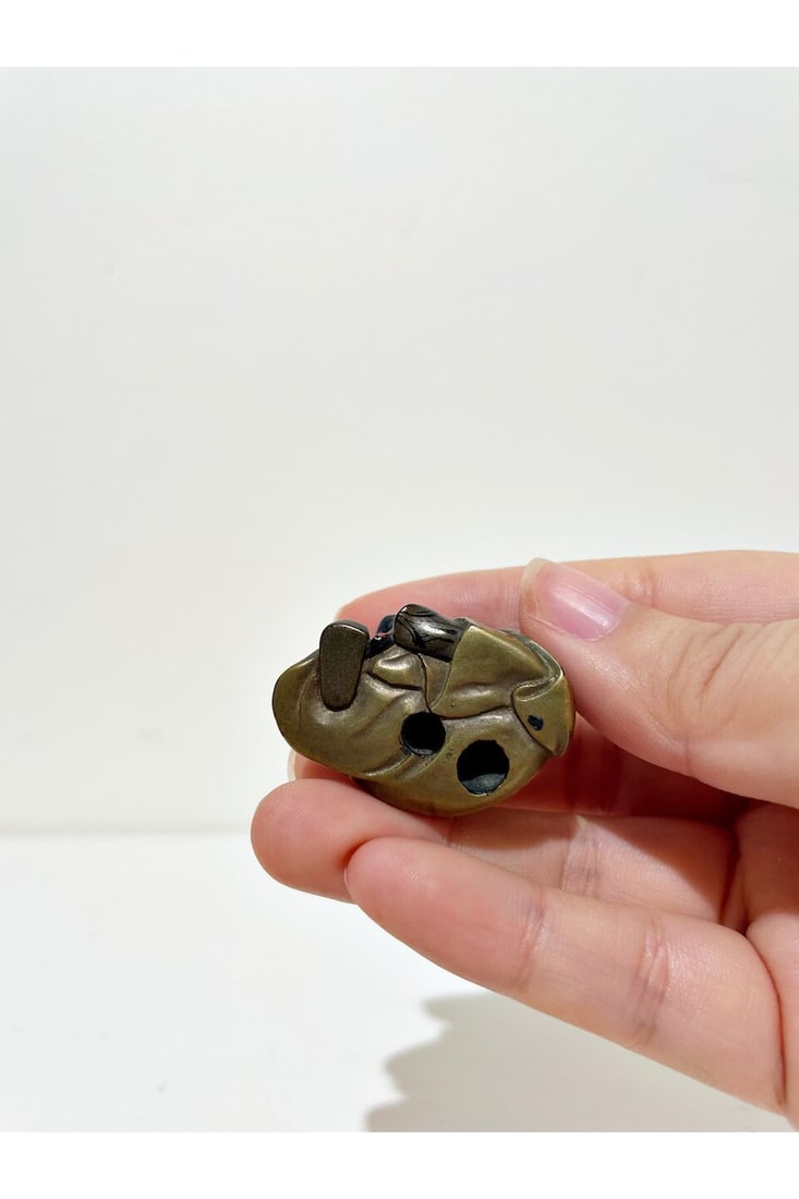 TWO LACQUER INRO AND TWO NETSUKE 19th/20th century (2) - 20