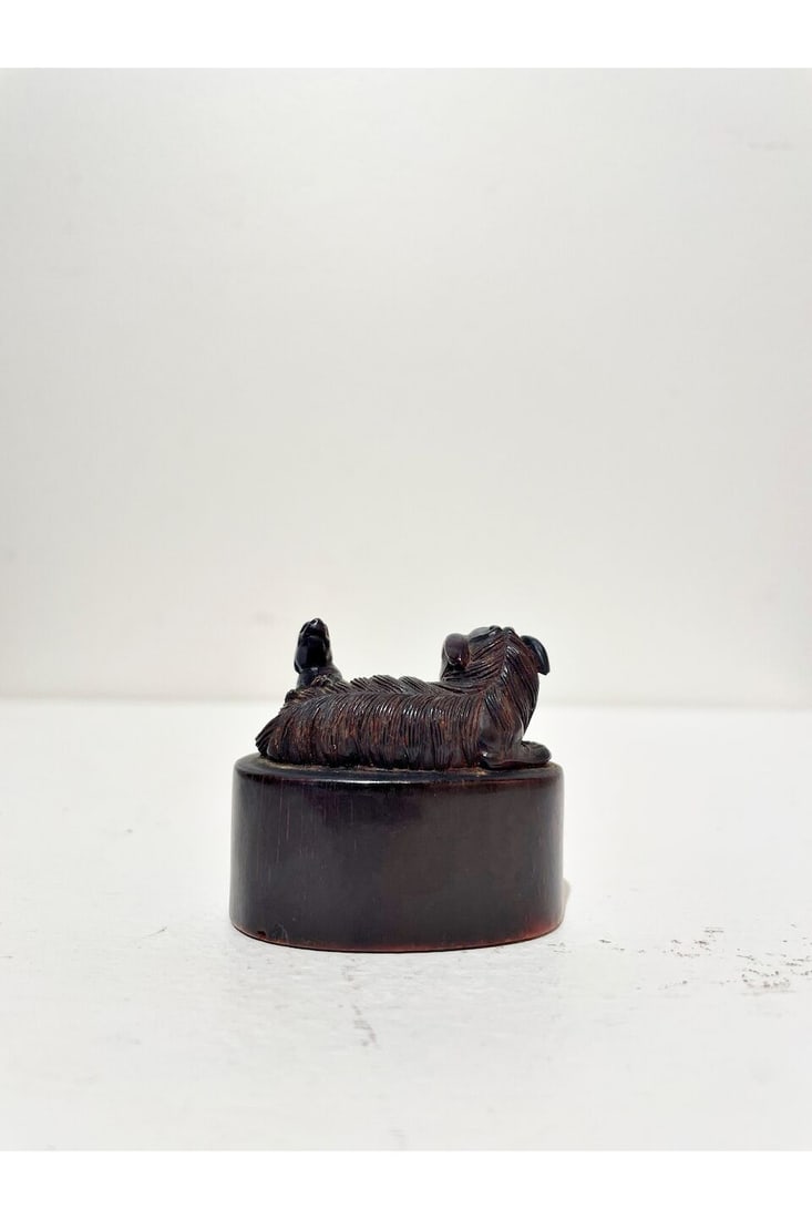 A BOXWOOD AND A HORN SEALS Late Qing to Republic period (2) - 10