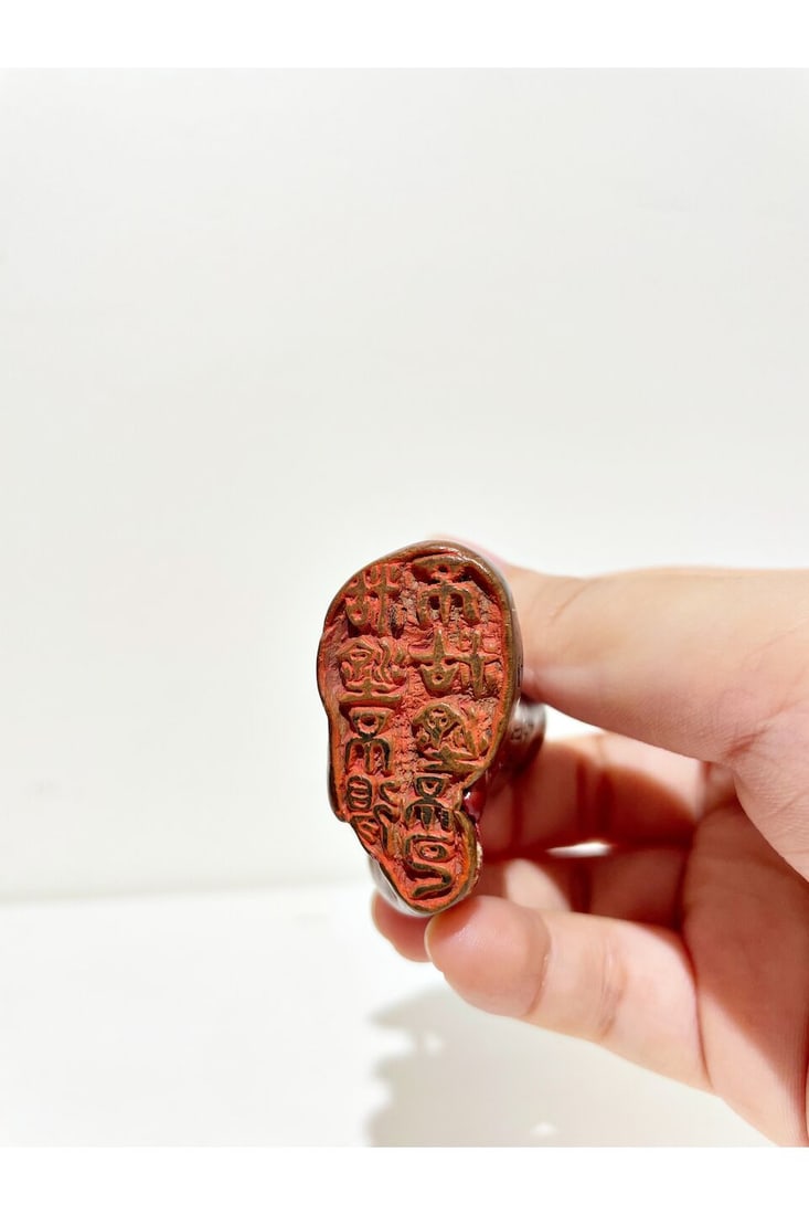 A BOXWOOD AND A HORN SEALS Late Qing to Republic period (2) - 2