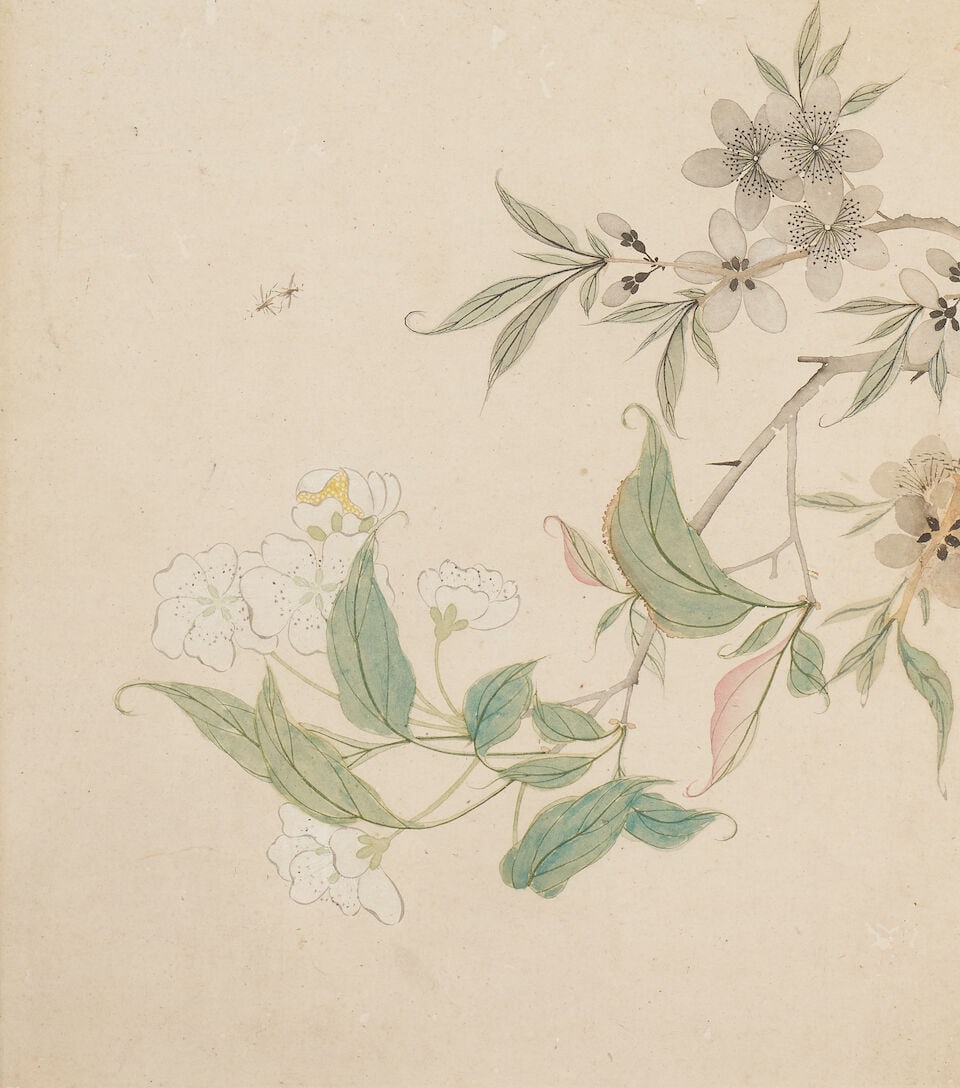 LIU RUSHI (1618-1664), ET AL. Bird and Flower (4) - 8