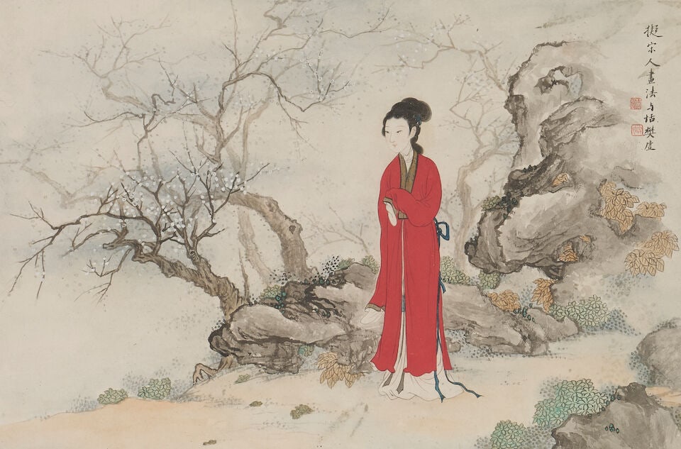 FAN XU (Late Qing dynasty) Lady in the style of Song Dynasty - 2