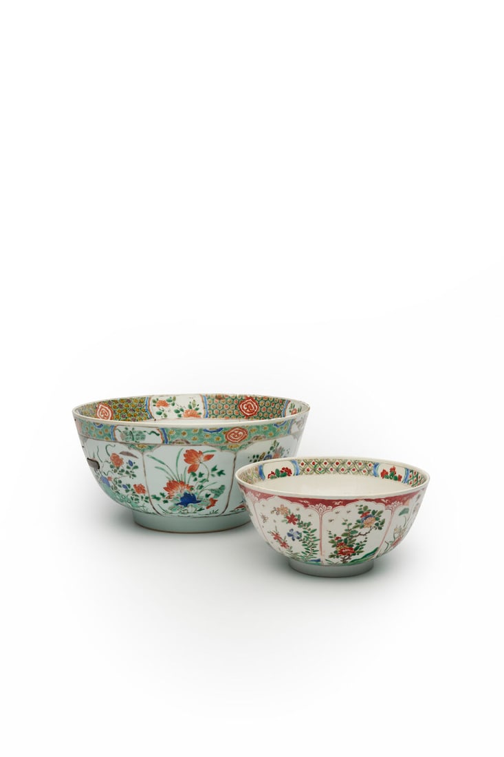 TWO WUCAI BOWLS Kangxi (2) (1 of 1)