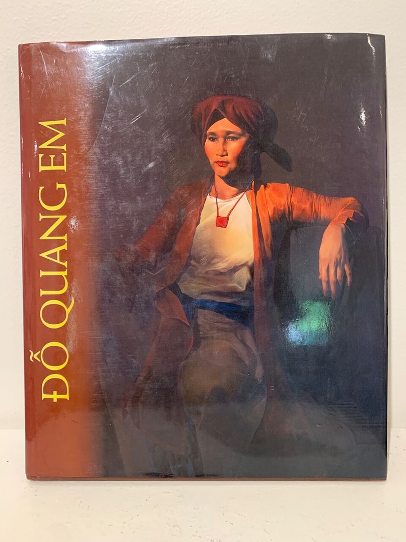 DO QUANG EM (VIETNAMESE, 1942-2021) Bamboo Leaves and Red Scarf, 1996 - 5