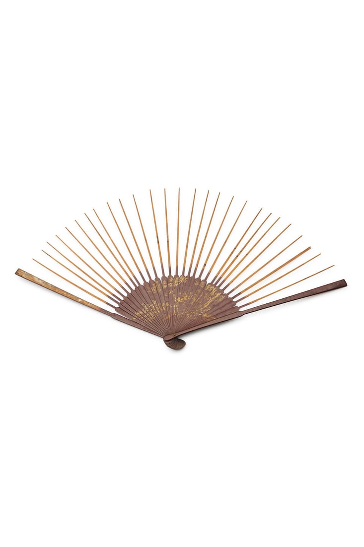 A LACQUERED BAMBOO FAN FRAME Attributed to Yu Zi'an (Qing dynasty) - 4