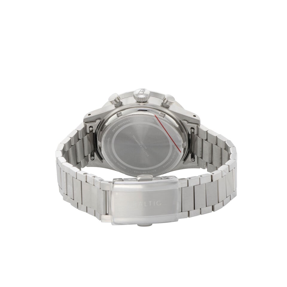 Baltic for Perpétuel. A Limited Edition stainless steel manual wind bracelet watch Tricomp... - 3