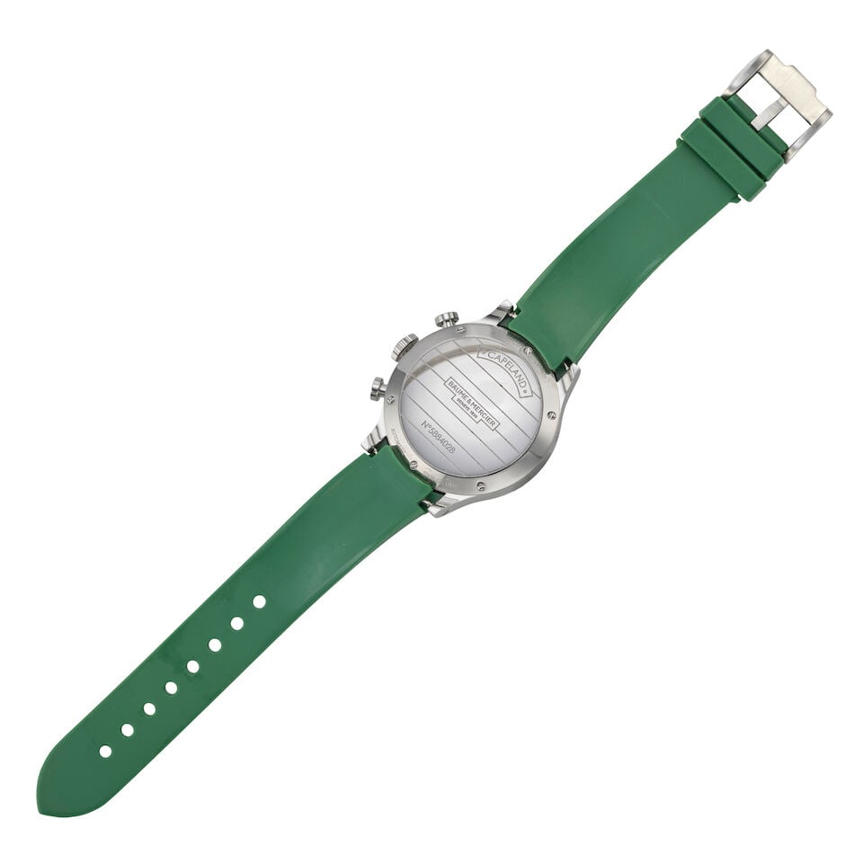 Baume & Mercier. A stainless steel automatic chronograph calendar wristwatch Capeland, Ref: 656 - 3