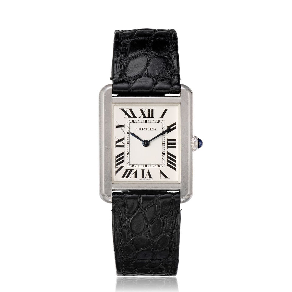 Cartier. A stainless steel quartz wristwatch Tank Solo, Ref: 3170, Circa 2020 (1 of 3)