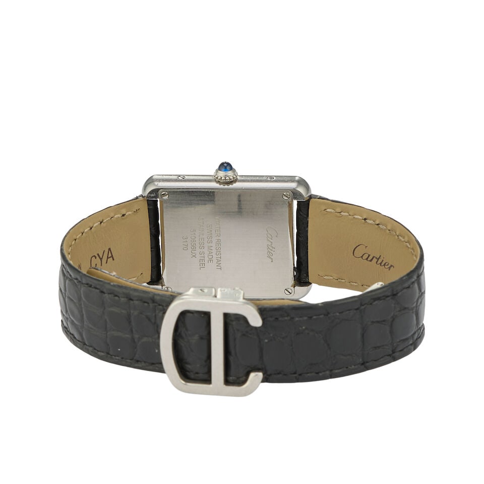 Cartier. A stainless steel quartz wristwatch Tank Solo, Ref: 3170, Circa 2020 - 3