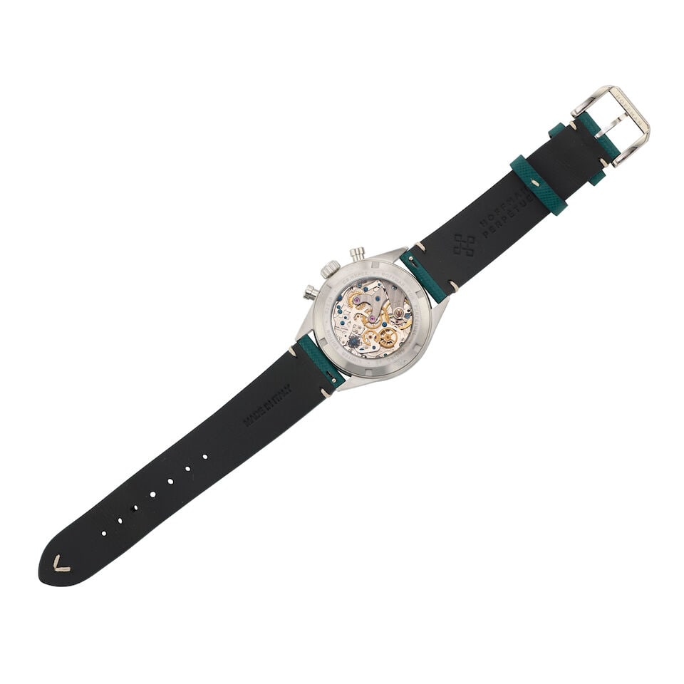 Hoffman for Perpétuel. A Limited Edition stainless steel manual wind chronograph wristwatch... - 3