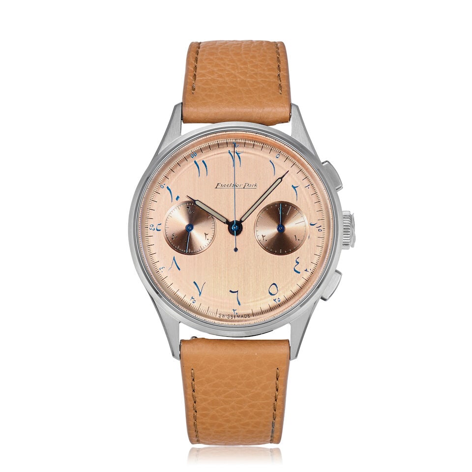 Excelsior Park for Perpétuel. A Limited Edition stainless steel manual wind chronograph wri... (1 of 1)