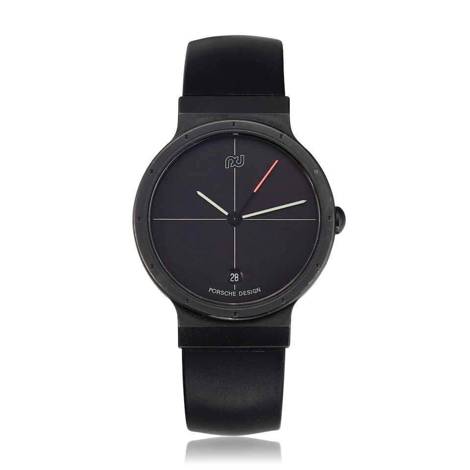 IWC for Porsche Design. A titanium quartz calendar wristwatch Circa 1995 (1 of 3)