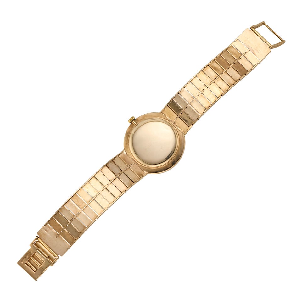 Longines. A 9K gold manual wind bracelet watch London Hallmark for 1965 - 3