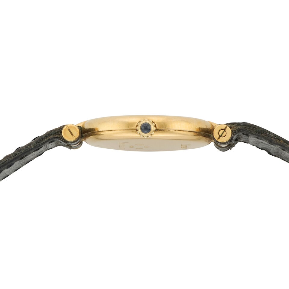 Cartier. A lady's 18K gold quartz wristwatch Circa 1990 - 2