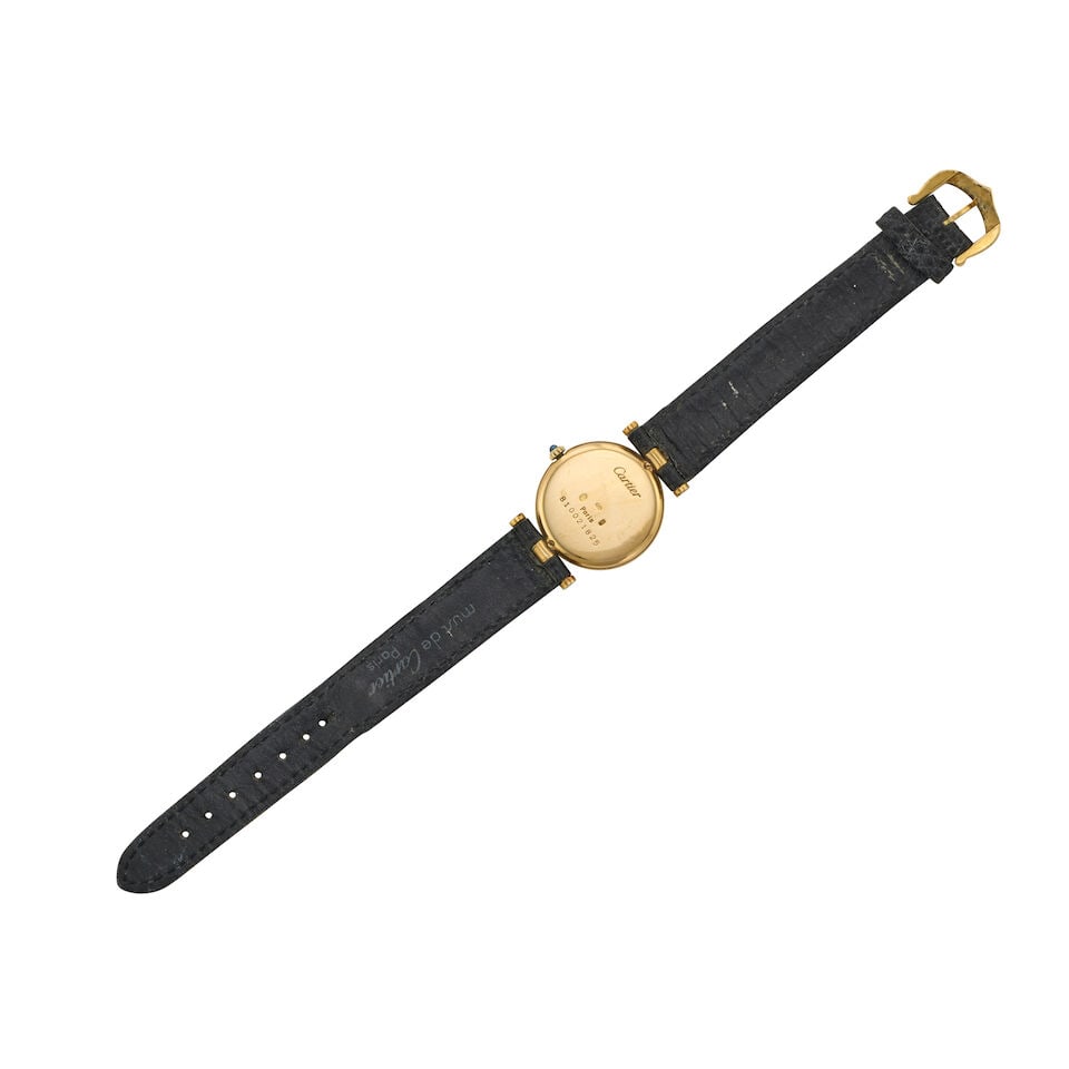 Cartier. A lady's 18K gold quartz wristwatch Circa 1990 - 3