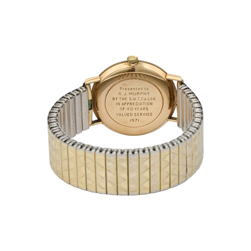 Omega. A 9K gold manual wind bracelet watch Ref: 131/25016, London Hallmark for 1970 - 3