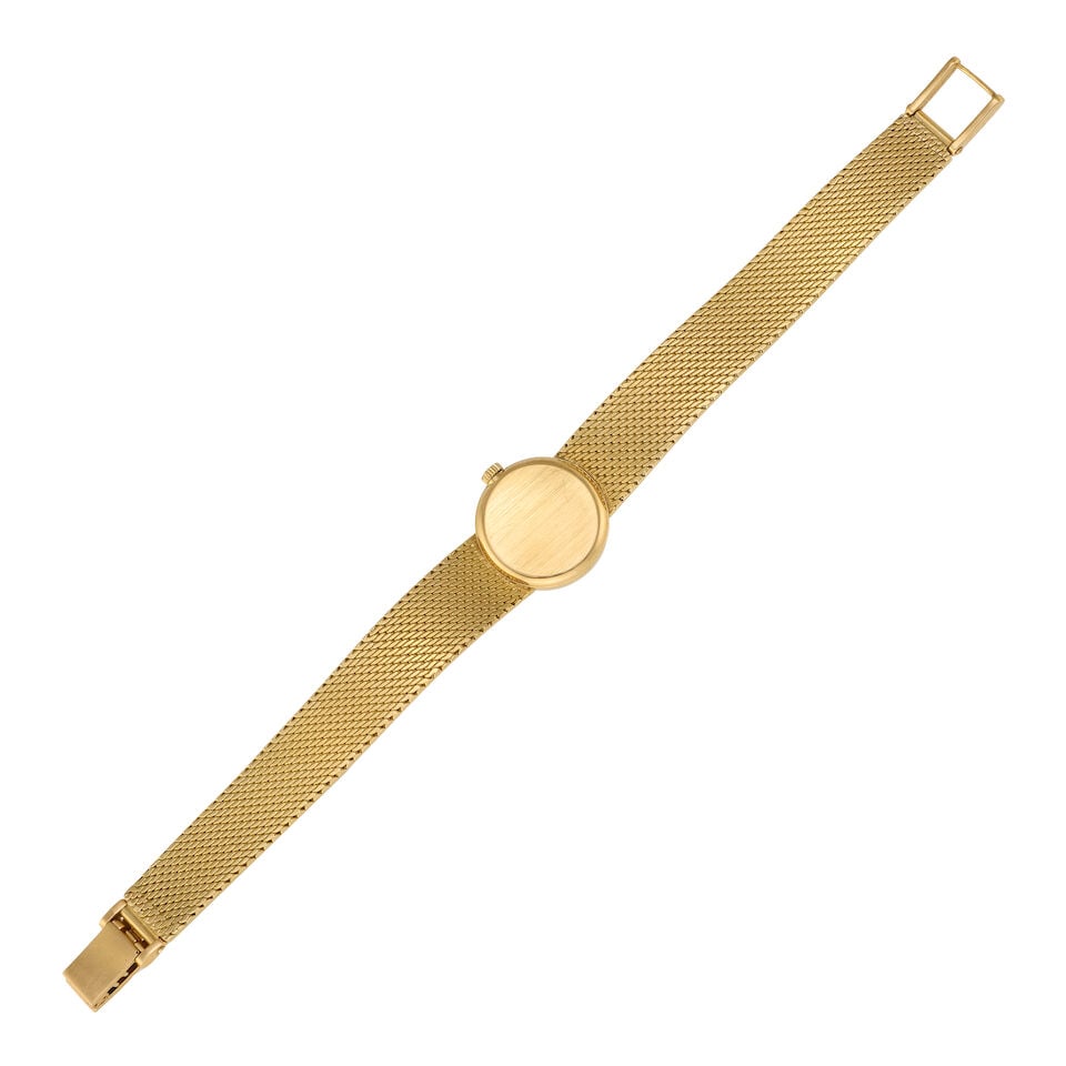 Omega. A lady's 18K gold manual wind bracelet watch London Hallmark for 1965 - 3