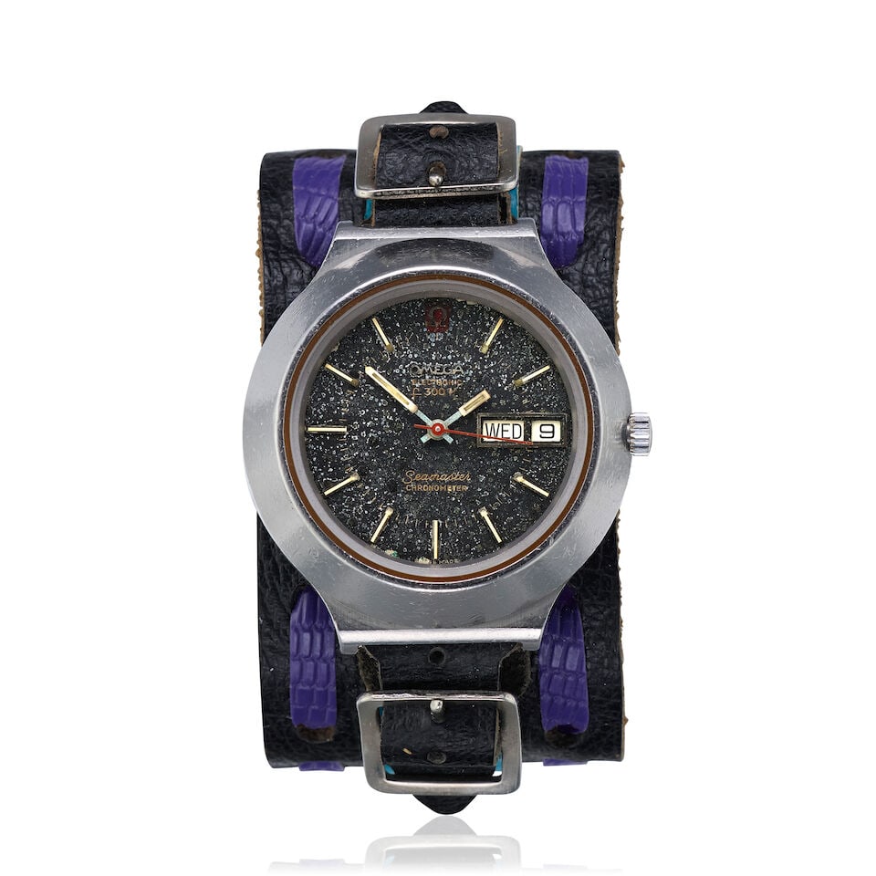 Omega. A stainless steel electronic quartz calendar wristwatch Seamaster Electronic, Ref: 198.0... (1 of 5)