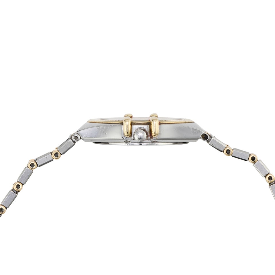 Omega. A lady's stainless steel and gold quartz bracelet watch Constellation, Ref: 7950876, Cir... - 2