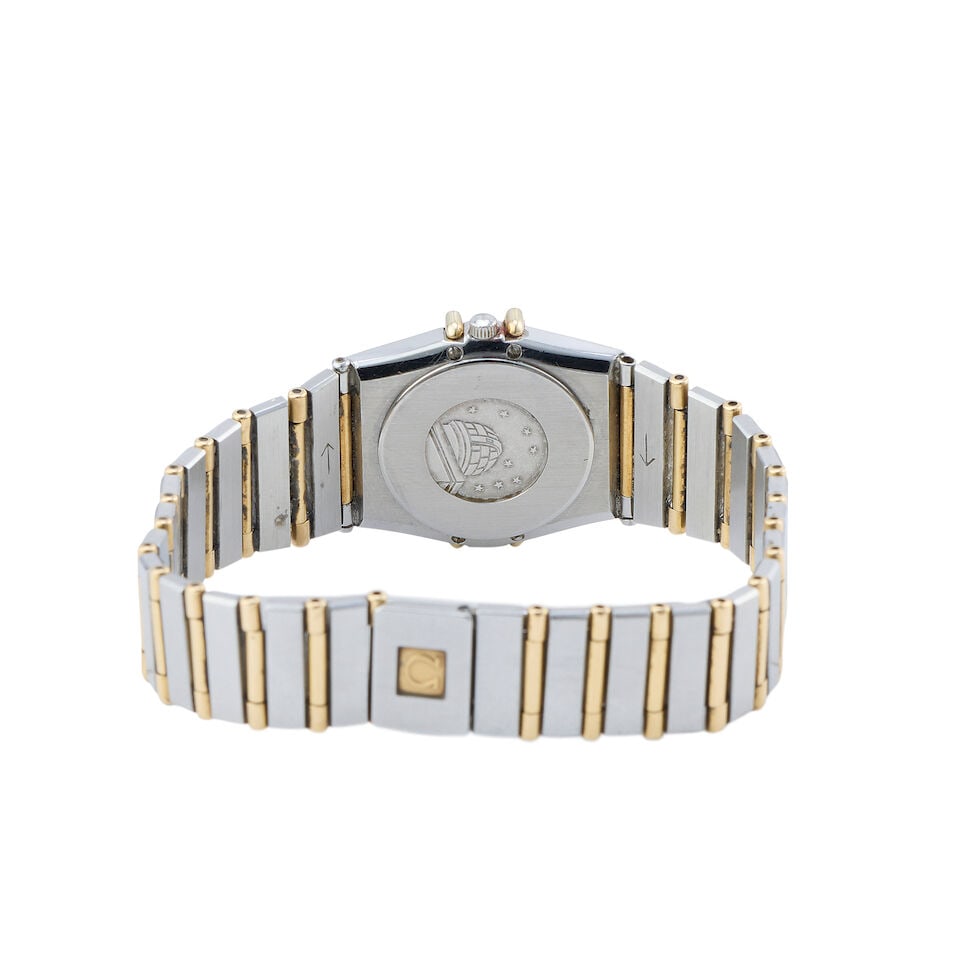 Omega. A lady's stainless steel and gold quartz bracelet watch Constellation, Ref: 7950876, Cir... - 3