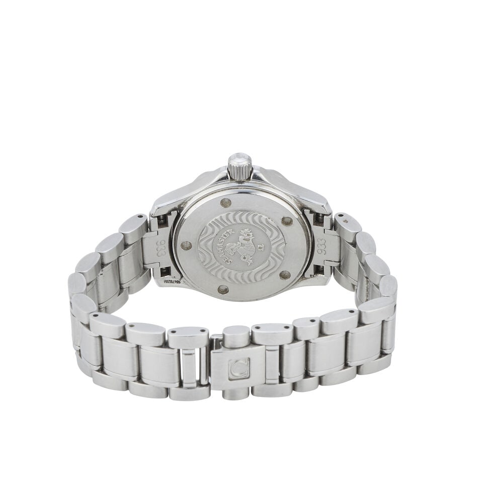 Omega. A lady's stainless steel quartz calendar bracelet watch Ref: 596.1640, Purchased 2nd Janu... - 3