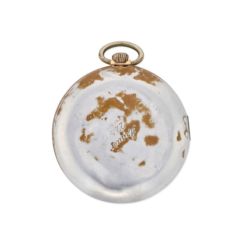 G. Crettiez. A continental gold keyless wind open face pocket watch Circa 1900 - 2