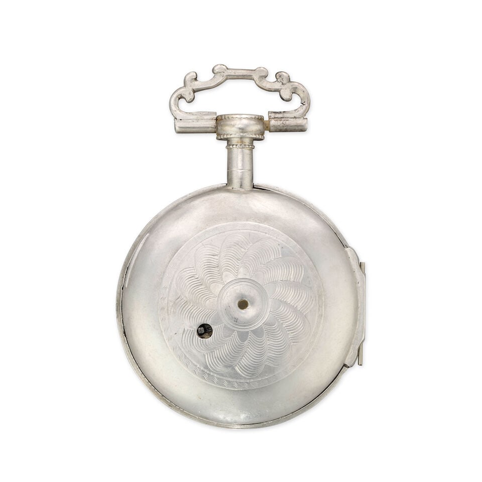 A lot of four silver pocket watches including a quarter repeater (4) Various dates - 3