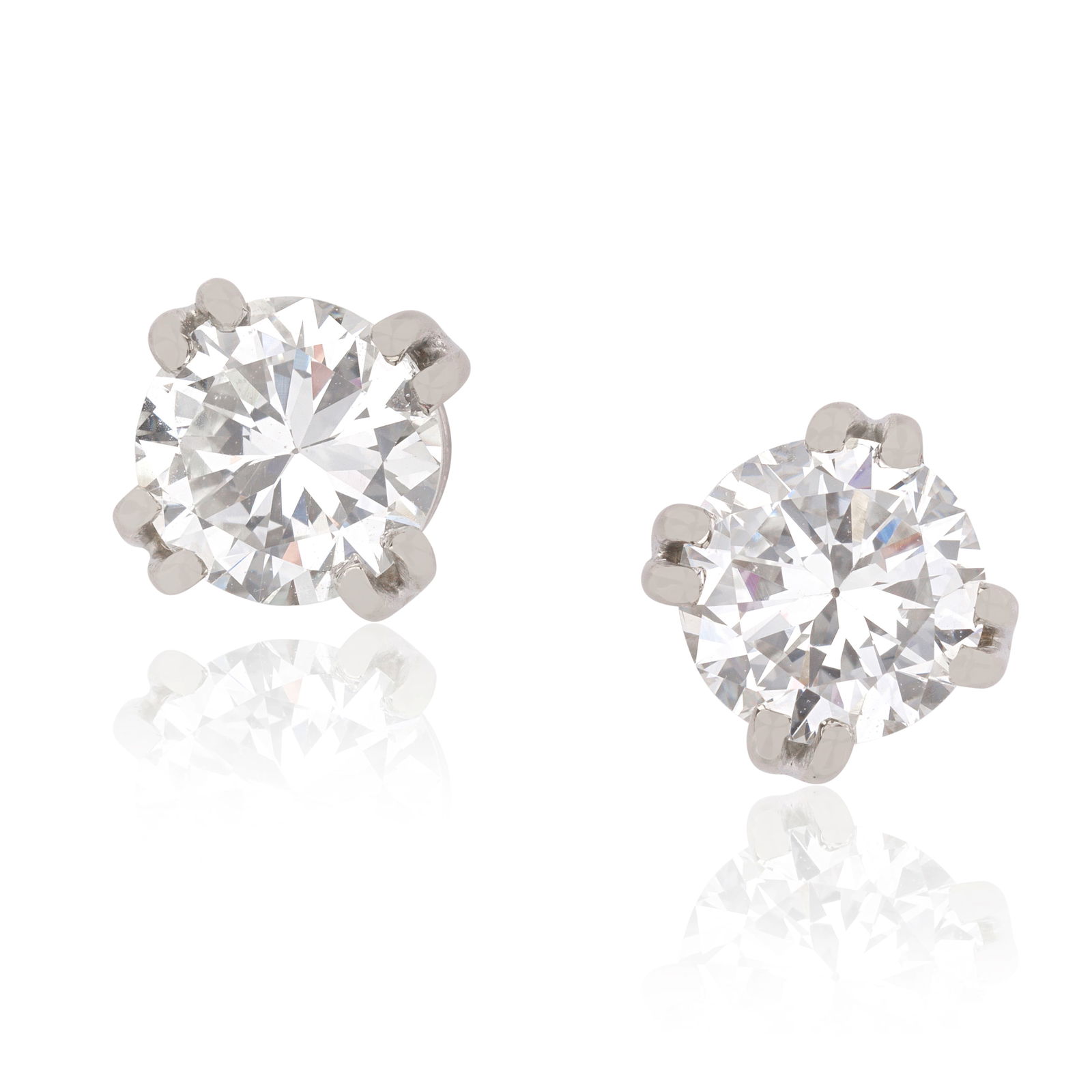 DIAMOND SINGLE-STONE EARRINGS (1 of 1)