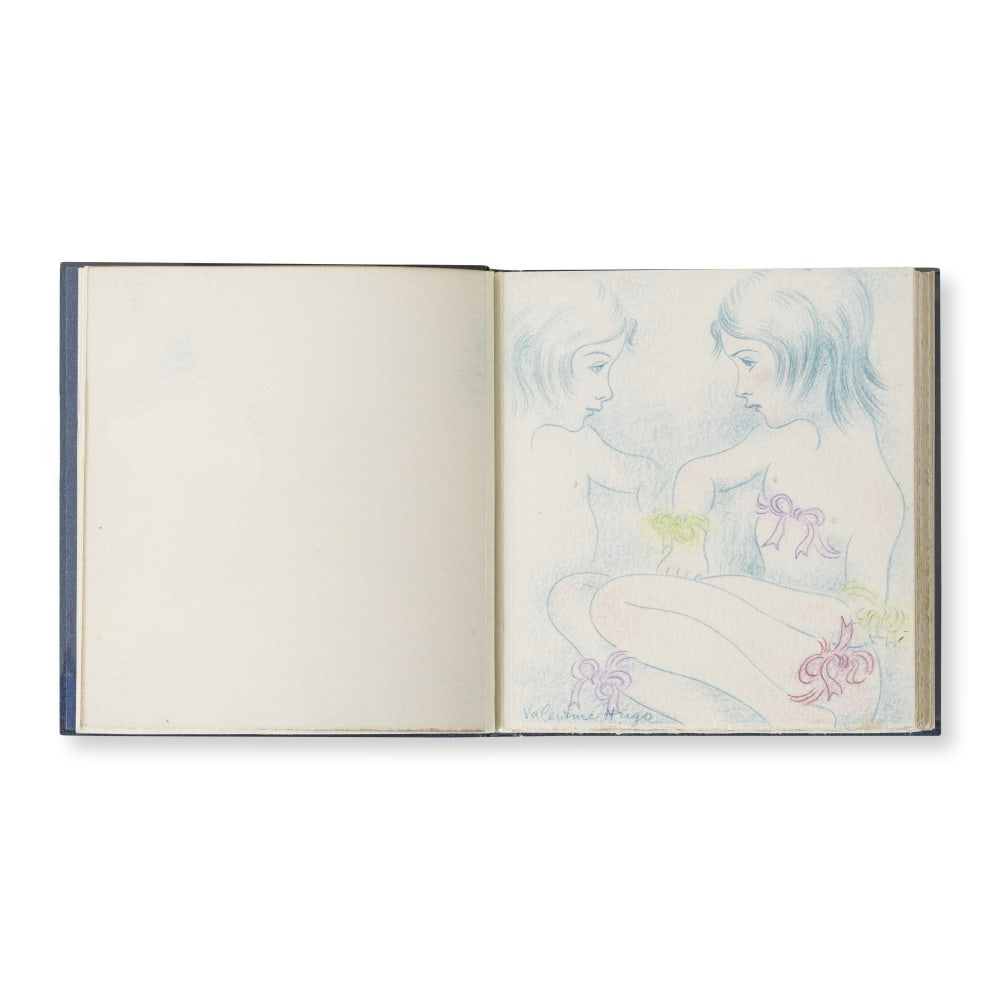 PAUL ELUARD (1895-1952) & VALENTINE HUGO (1887-1968) Appliquée Illustré par un dessin ...: PAUL ELUARD (1895-1952) & VALENTINE HUGO (1887-1968) Appliquée Illustré par un dessin de Valentine Hugo Paris, s. n. [1937] Petit in-12 carré. 42 pages. 7 pointes sèches originale