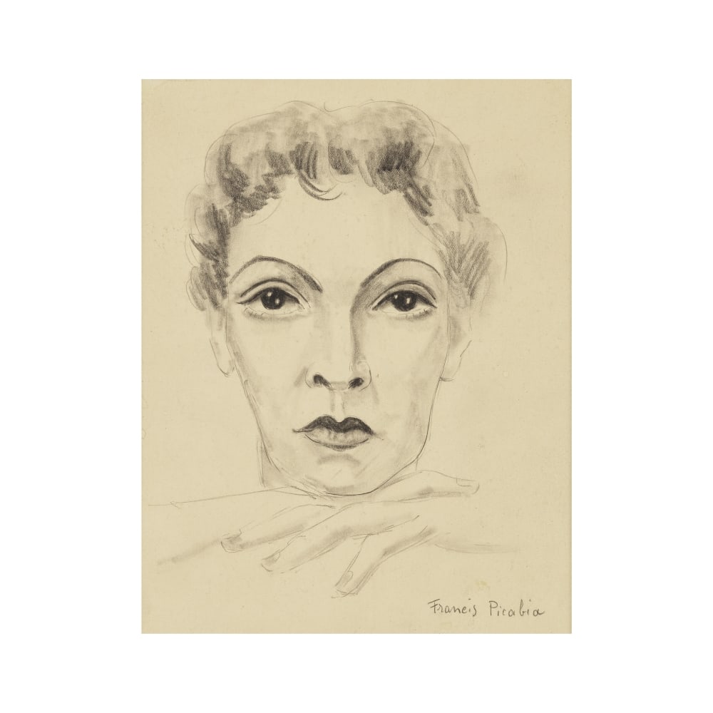 FRANCIS PICABIA (1879-1953) Sans titre (Portrait de femme) (1 of 1)