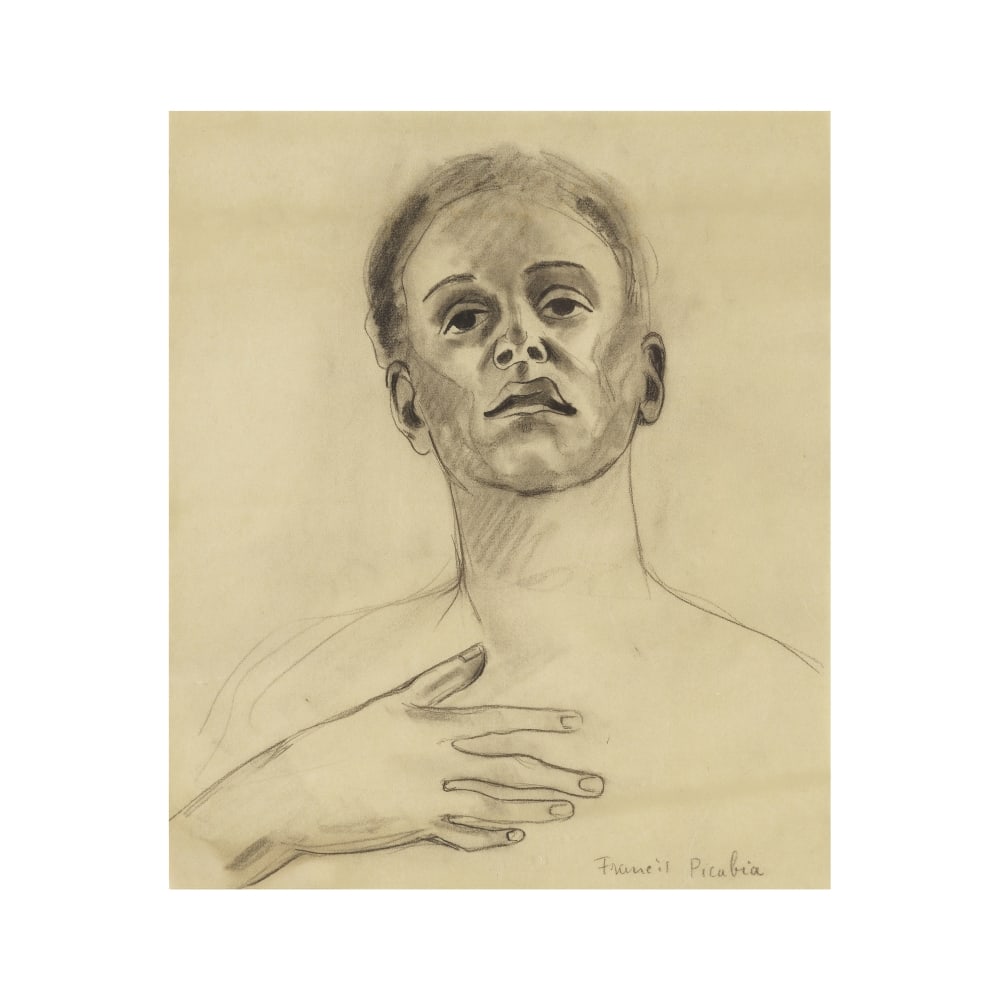 FRANCIS PICABIA (1879-1953) Sans titre (Tête et main) (1 of 1)