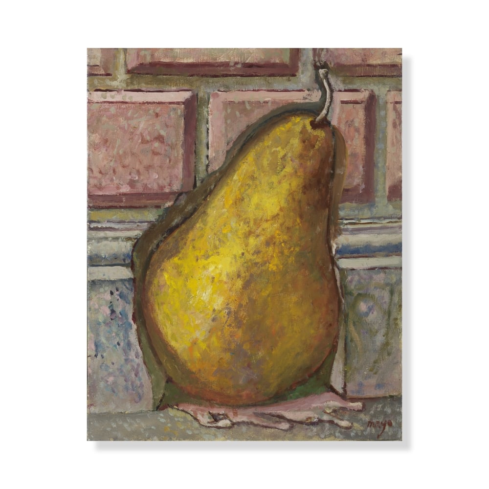 MAYO (ANTOINE MALLIARAKIS) (1905-1990) L'inconnue du corso: MAYO (ANTOINE MALLIARAKIS) (1905-1990) L'inconnue du corso signé 'Mayo' (en bas à droite) ; signé, inscrit et daté 'A206 L'inconnue du corso Mayo 74' (au revers) huile sur toile Pe