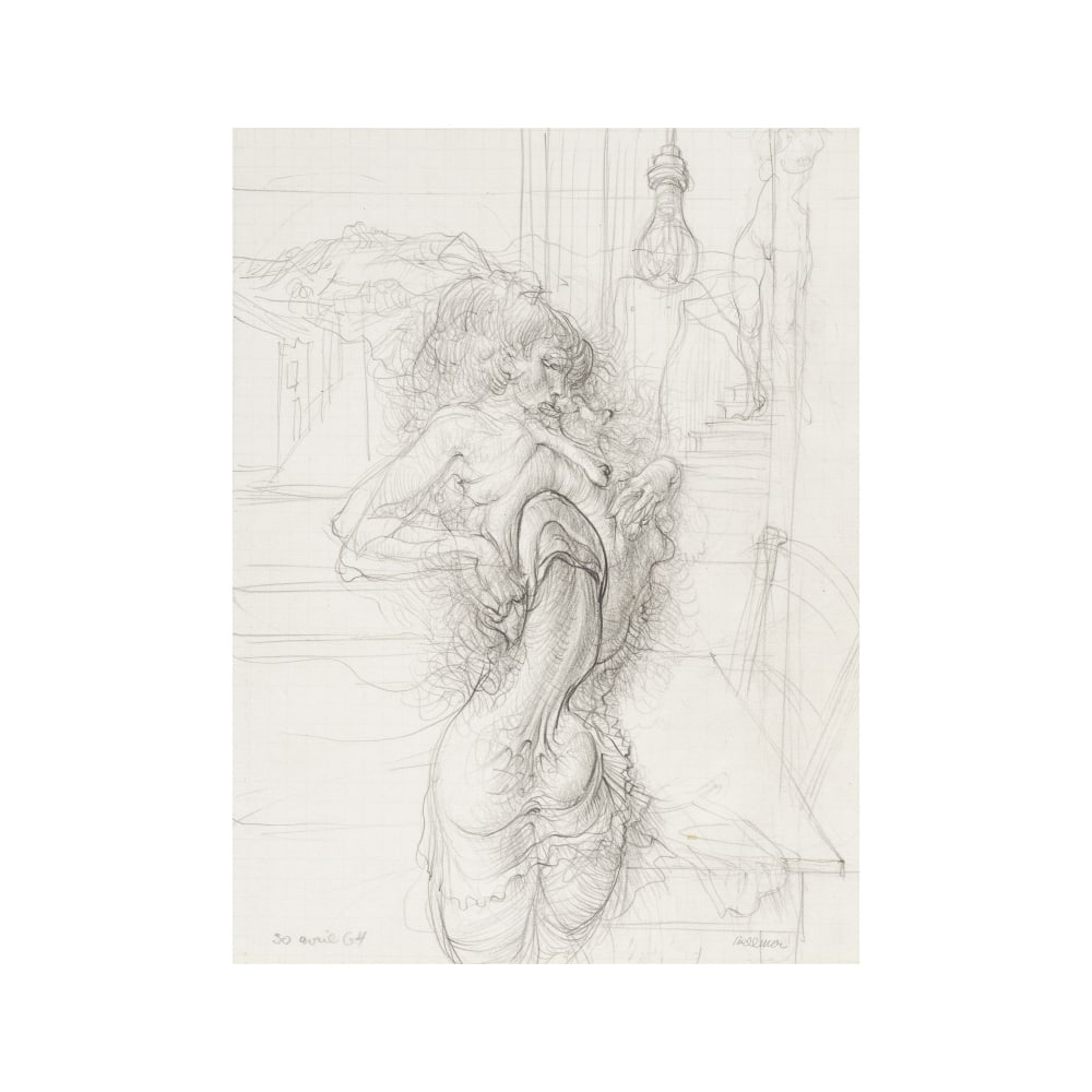 HANS BELLMER (1902-1975) Sans titre (Fille-Phallus) (1 of 1)