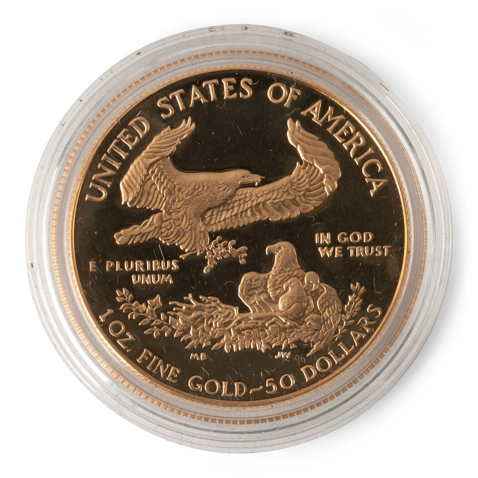 A PROOF UNITED STATES 1986-W AMERICAN EAGLE 1-OUNCE GOLD BULLION COIN. - 2