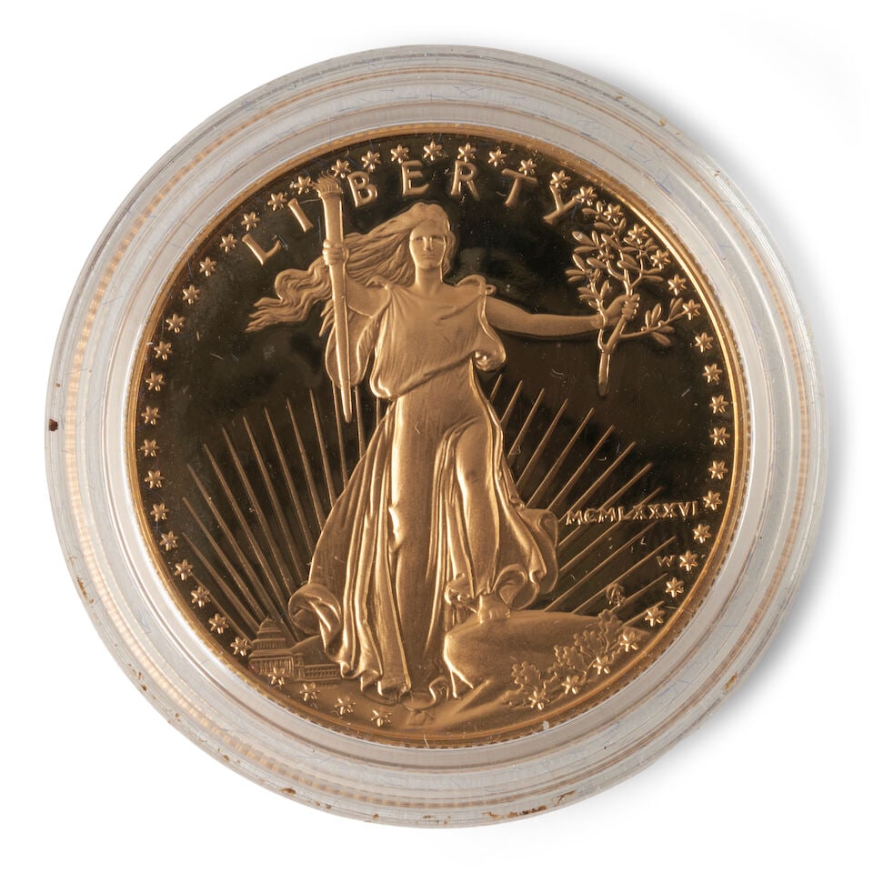 A PROOF UNITED STATES 1986-W AMERICAN EAGLE 1-OUNCE GOLD BULLION COIN. - 3