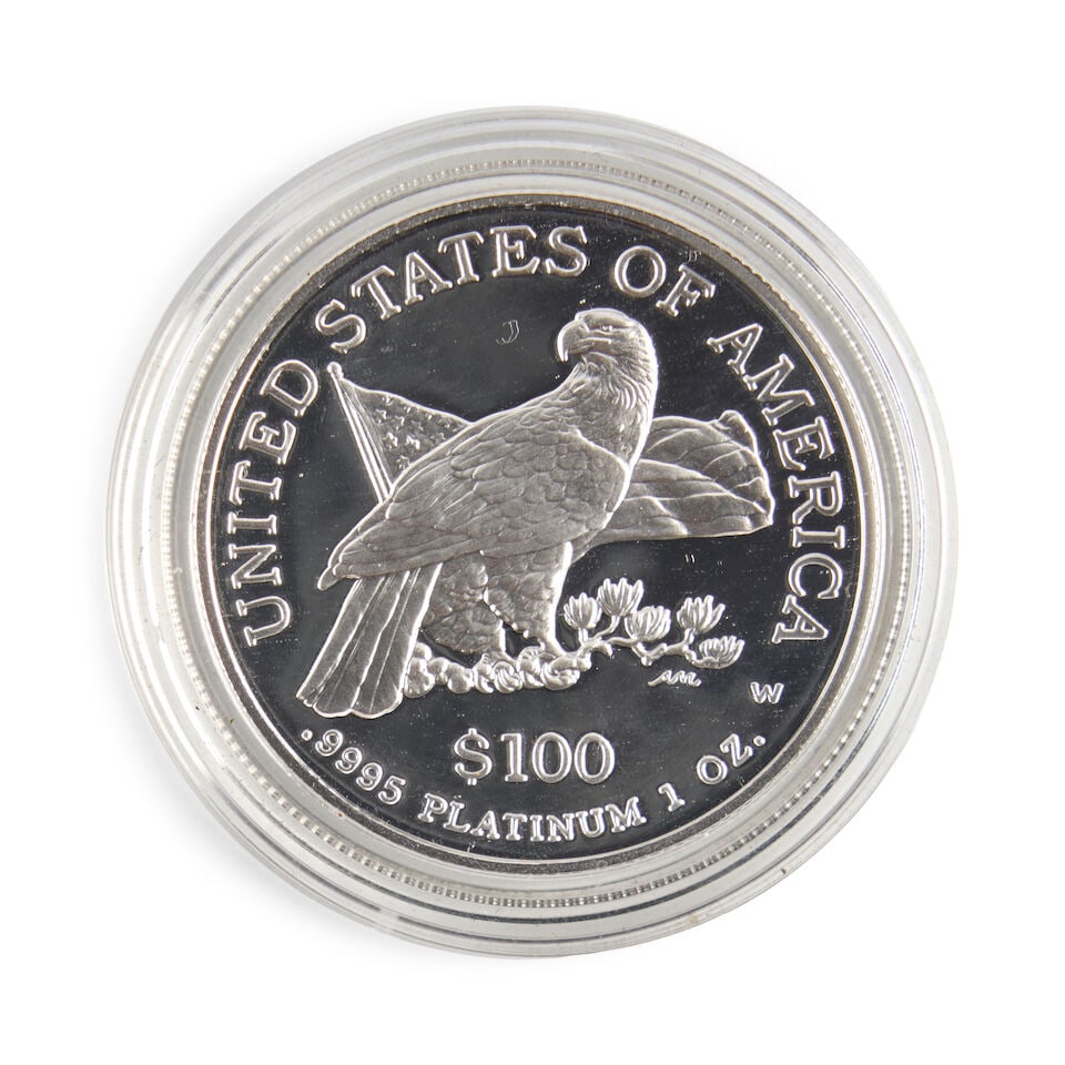 A UNITED STATES 2003 PROOF STATUE OF LIBERTY 1-OUNCE PLATINUM BULLION COIN. - 2