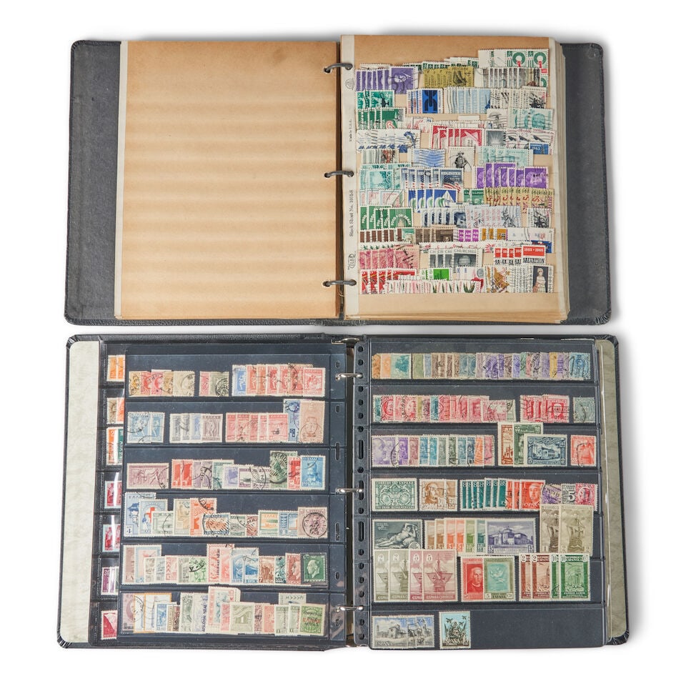 A LARGE COLLECTION OF UNITED STATES AND FOREIGN POSTAGE STAMPS. - 3